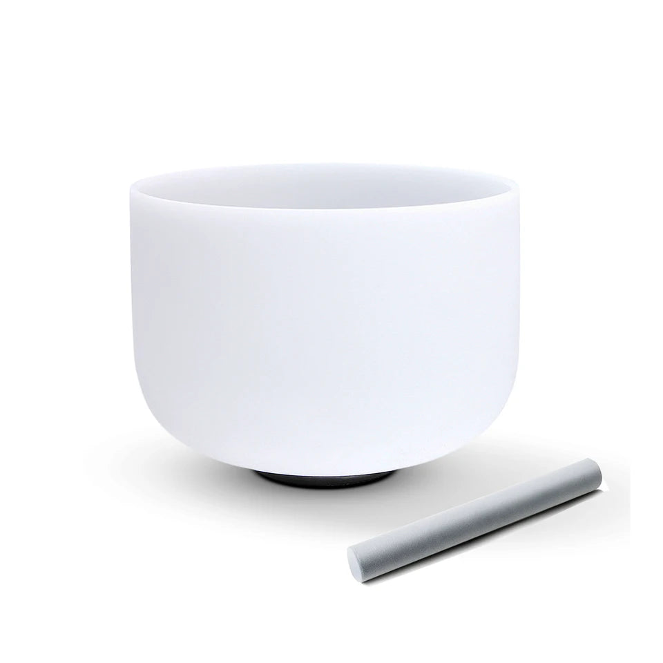 Outlets! Crystal Singing Bowl Set for Sound Healing with  Suede Stick