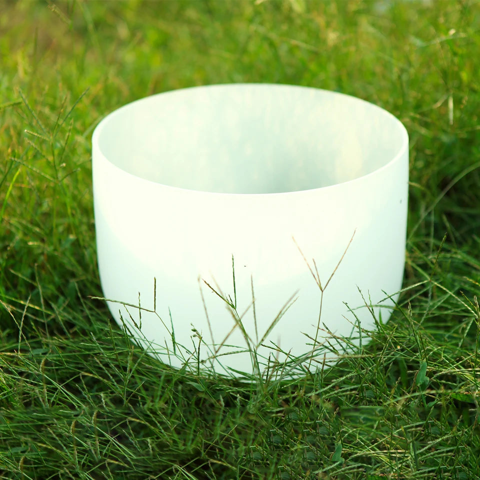 Outlets! Crystal Singing Bowl Set for Sound Healing with  Suede Stick